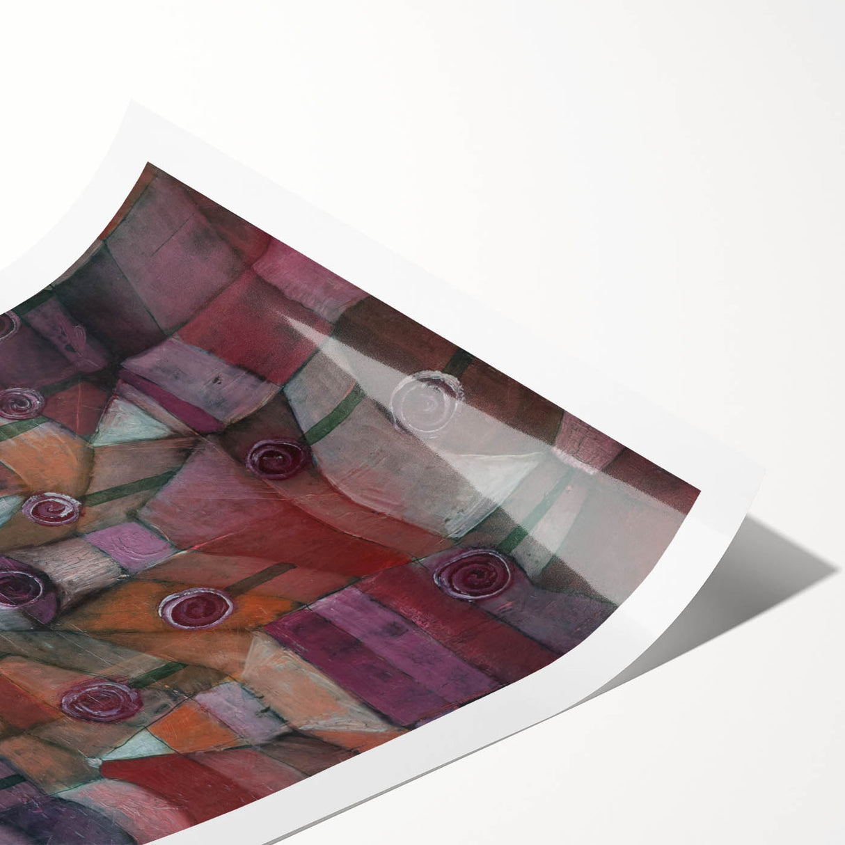 Modern Wall Art - Paul Klee’s Rose Garden Abstract Print