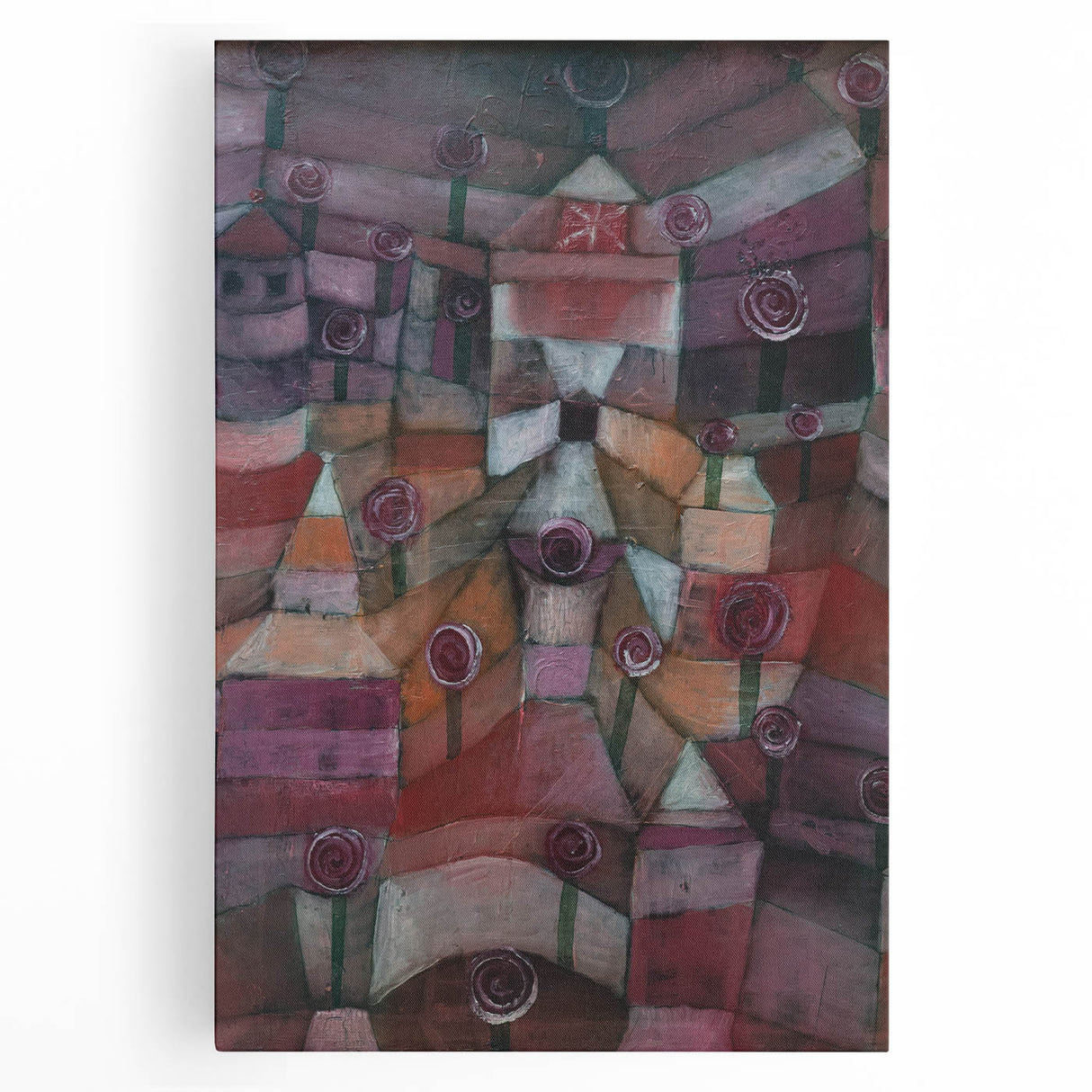 Modern Wall Art - Paul Klee’s Rose Garden Abstract Print