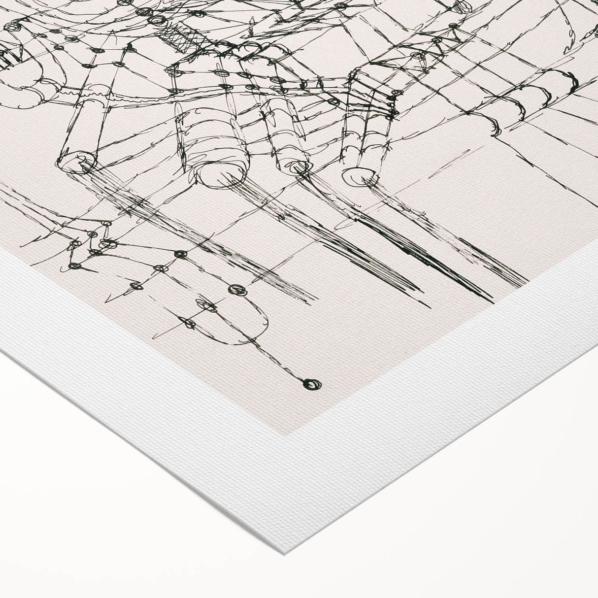 Modern Wall Art - Paul Klee’s Knotted Net Drawing Print