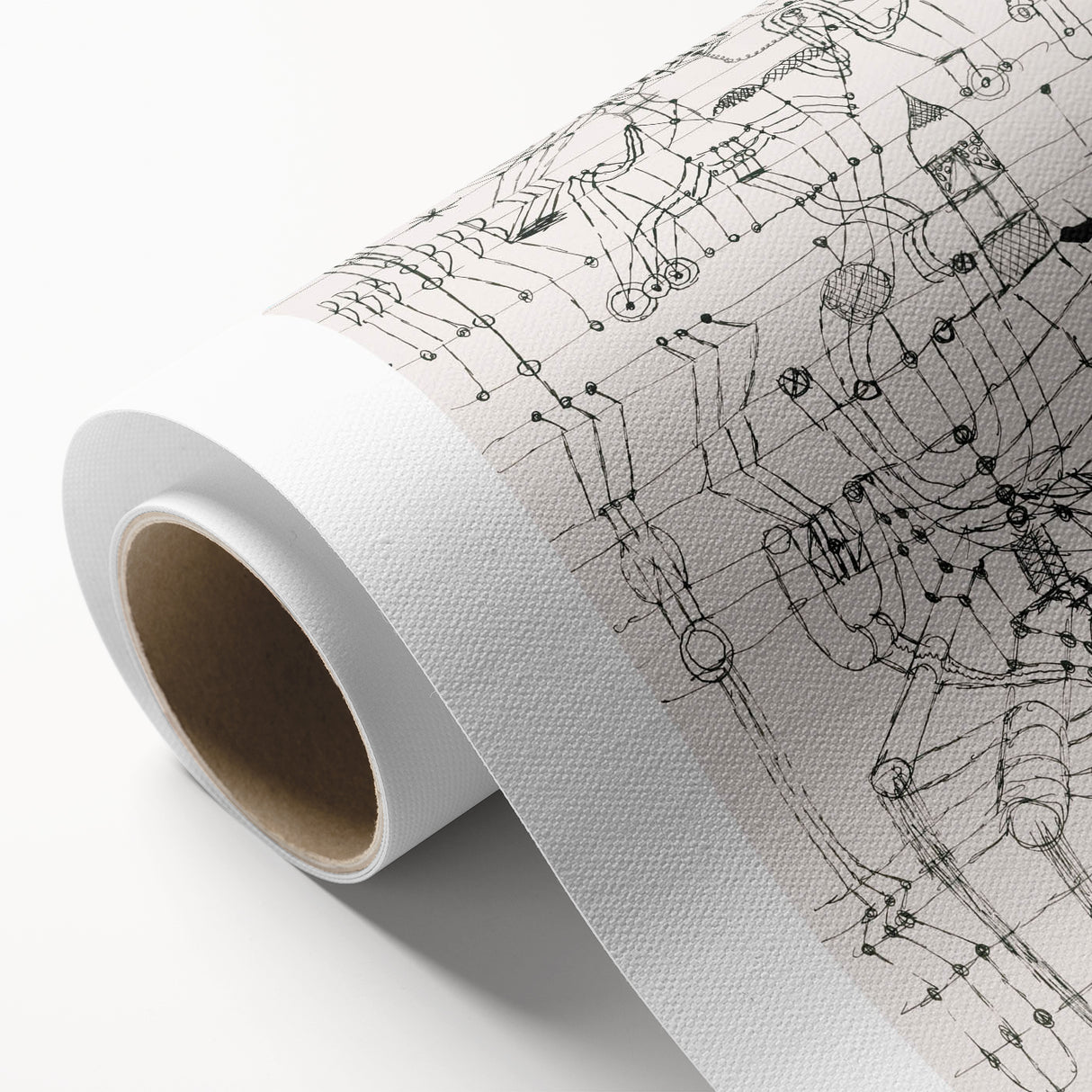 Modern Wall Art - Paul Klee’s Knotted Net Drawing Print