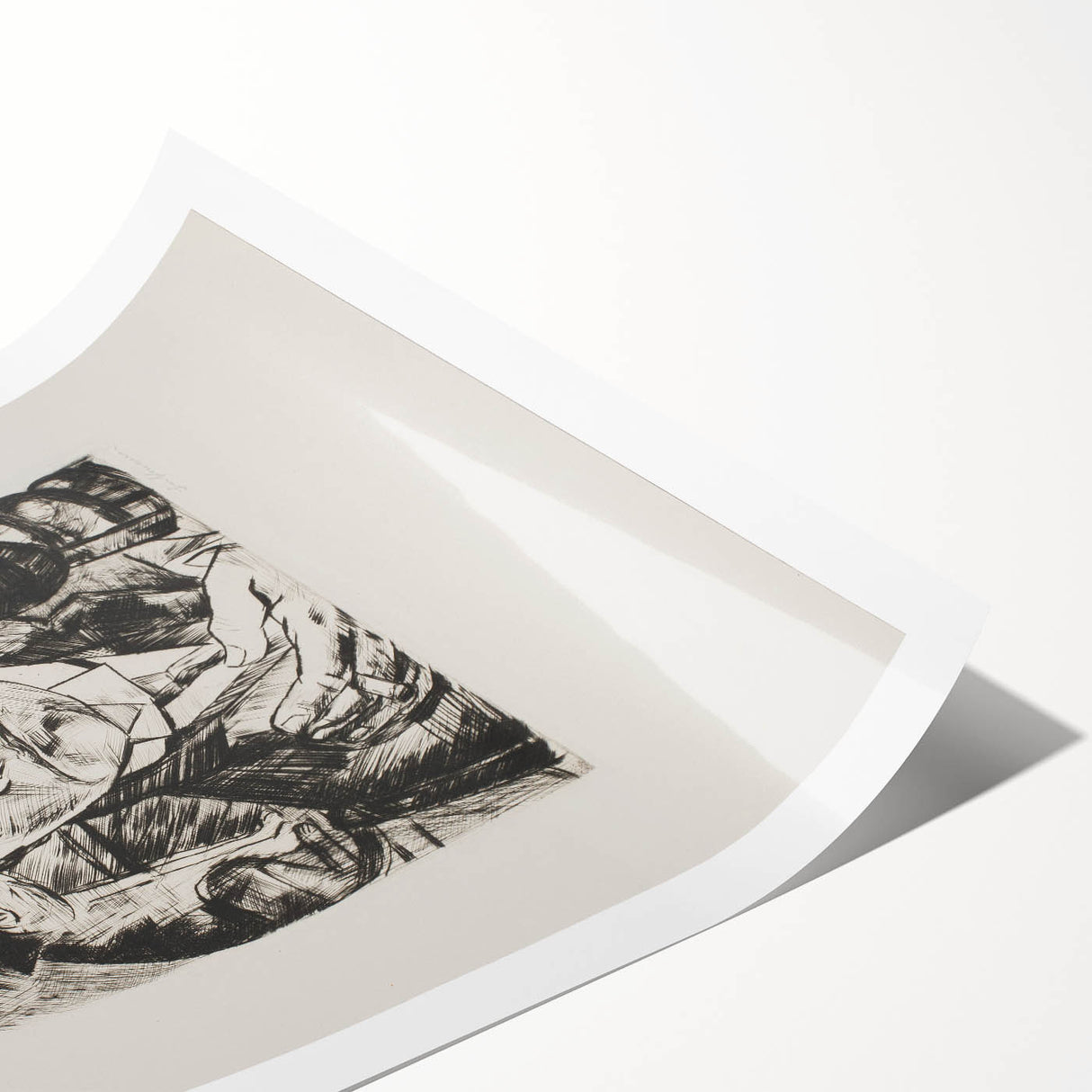 Modern Wall Art - Max Beckmann’s Self-Portrait in Bowler Hat Print