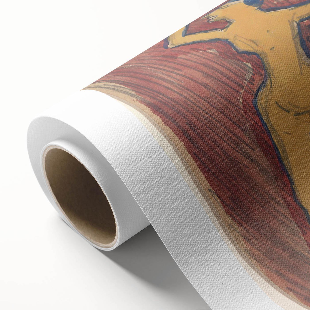 Modern Wall Art - Abstract Dance Study with Expressive Figures