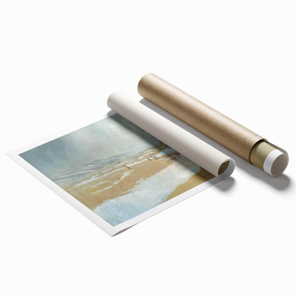 Modern Wall Art - Serene Winter Landscape with Soft Hues