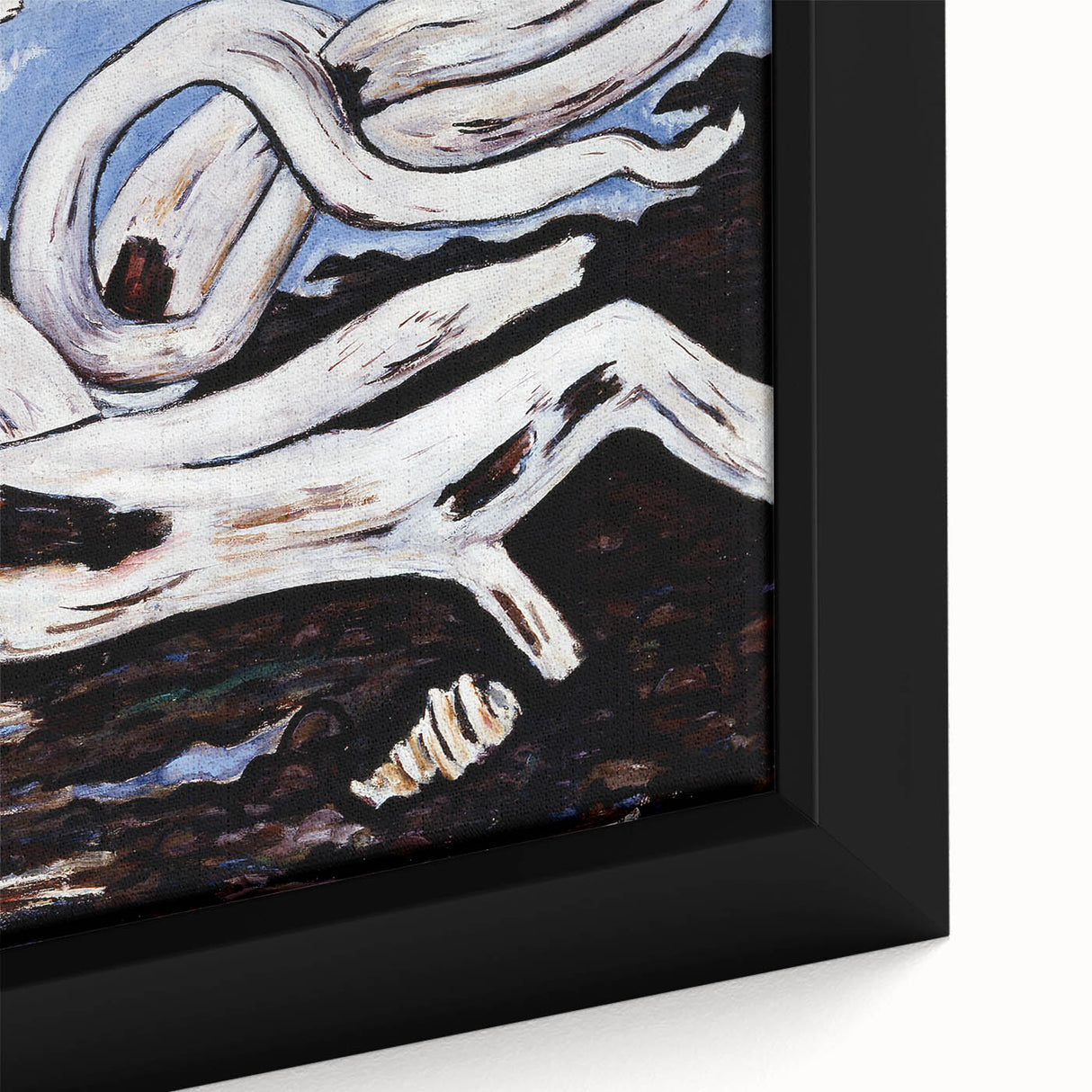 Modern Wall Art - Abstract Driftwood with Coastal Charm