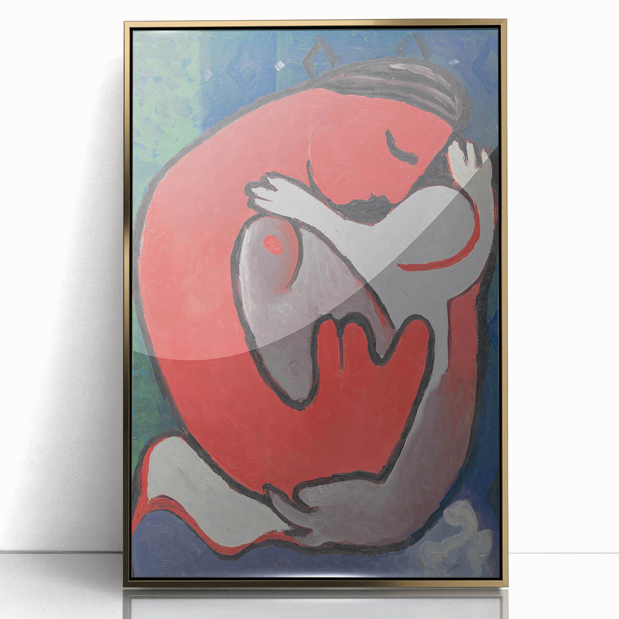 Modern Wall Art - Mikuláš Galanda’s Mother’s Embrace Print