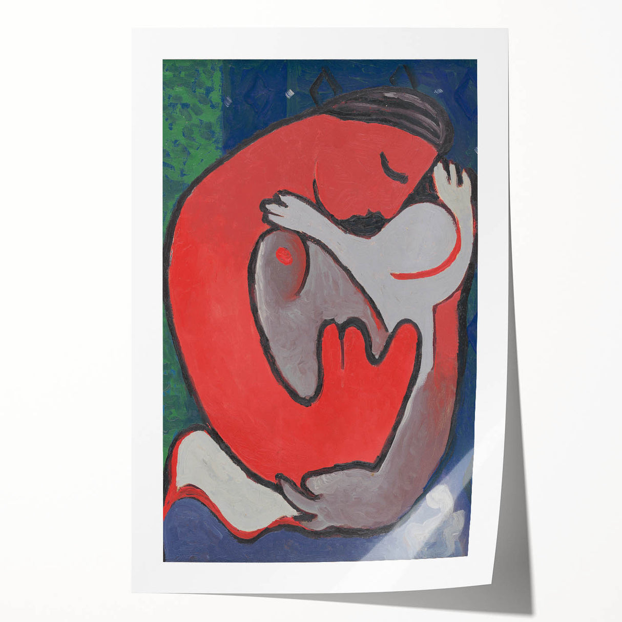 Modern Wall Art - Mikuláš Galanda’s Mother’s Embrace Print