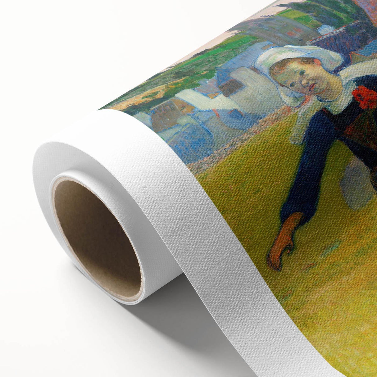 Modern Wall Art – Abstract Modern Art of Breton Girls Dancing