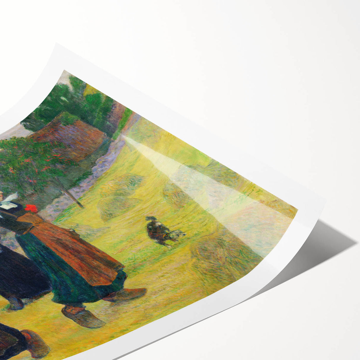 Modern Wall Art – Abstract Modern Art of Breton Girls Dancing