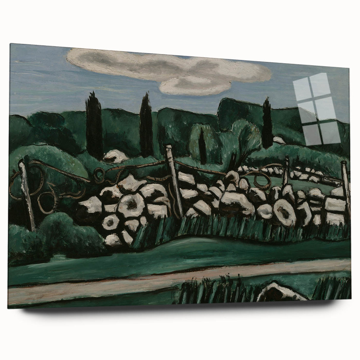 Modern Wall Art – Abstract Modern Art of The Last Stone Walls