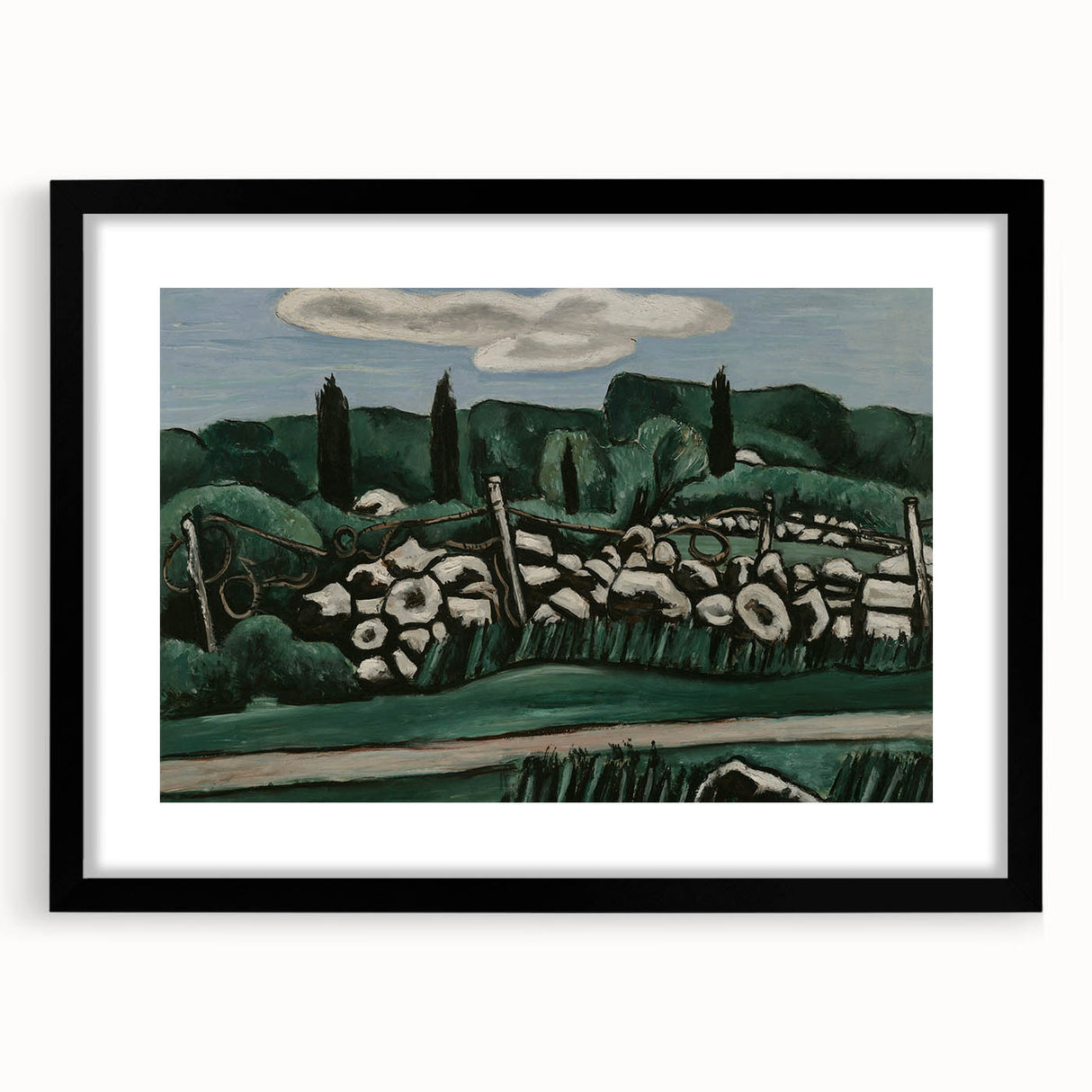 Modern Wall Art – Abstract Modern Art of The Last Stone Walls