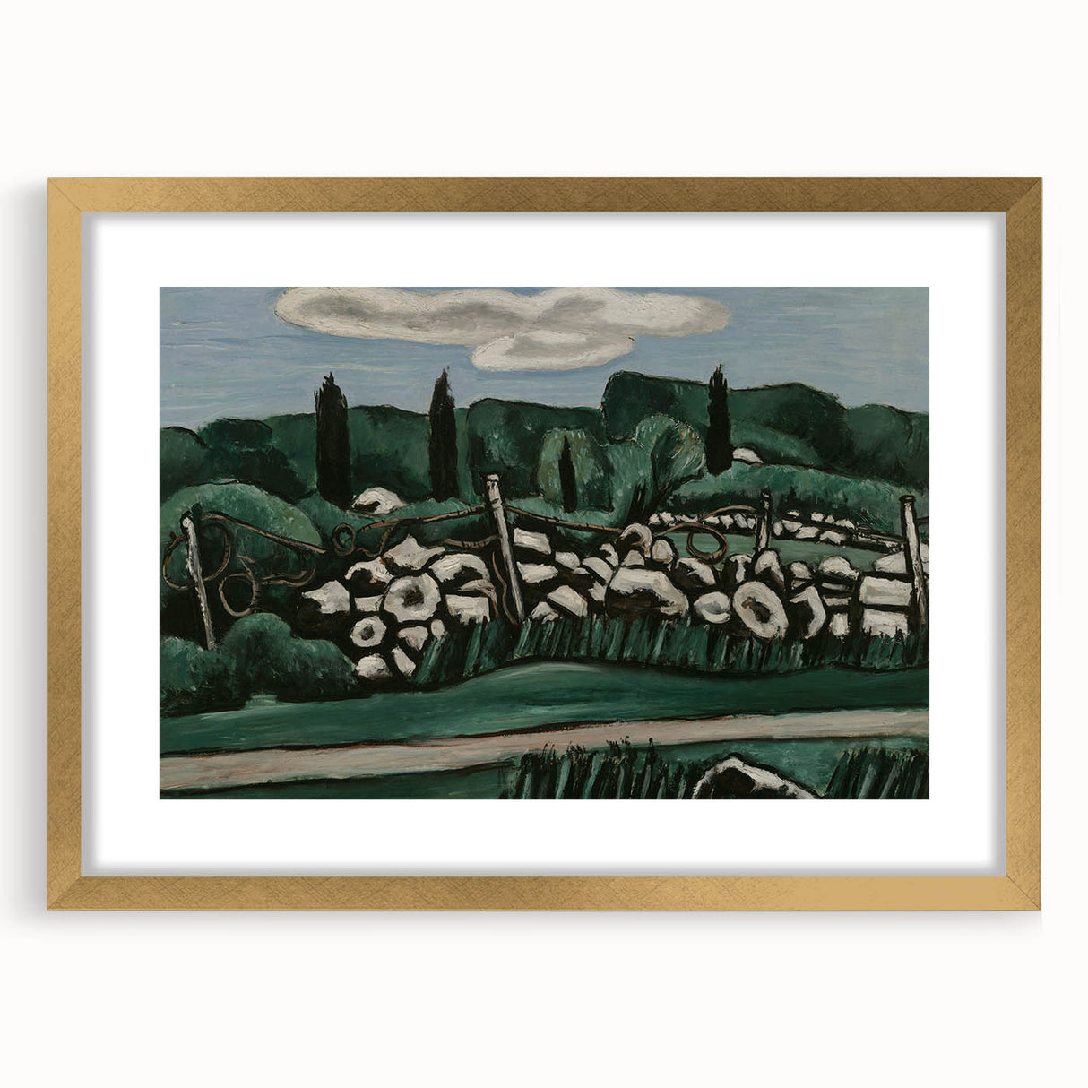 Modern Wall Art – Abstract Modern Art of The Last Stone Walls