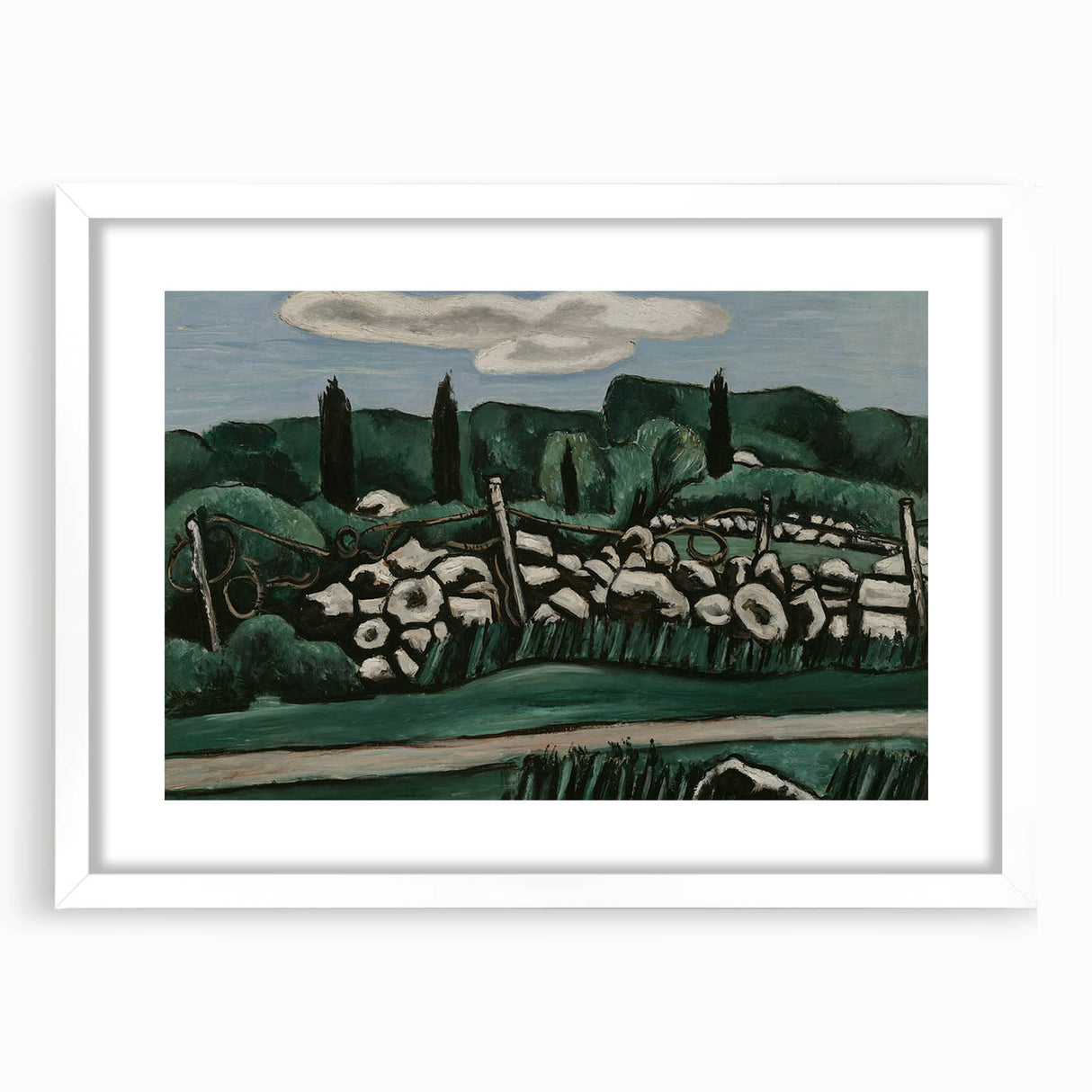 Modern Wall Art – Abstract Modern Art of The Last Stone Walls