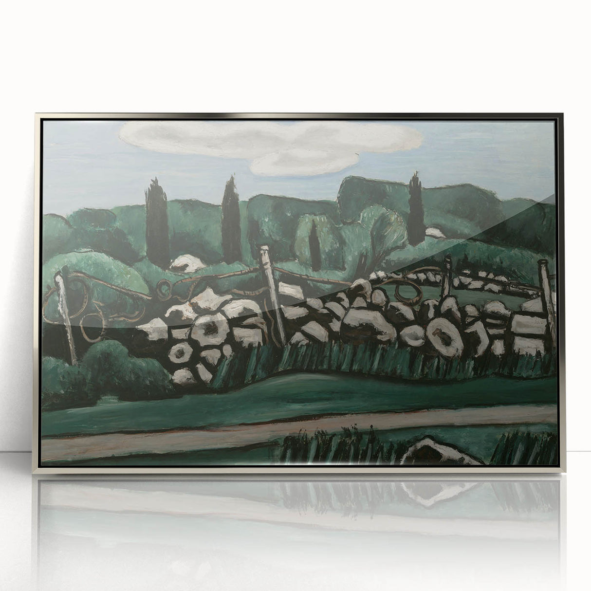 Modern Wall Art – Abstract Modern Art of The Last Stone Walls