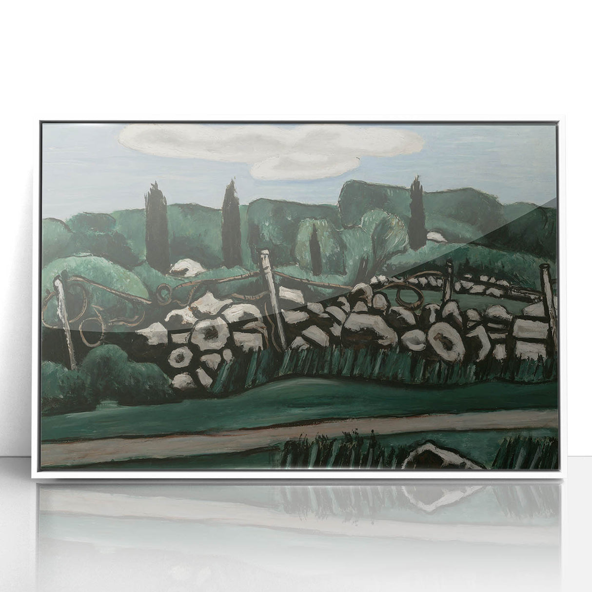 Modern Wall Art – Abstract Modern Art of The Last Stone Walls