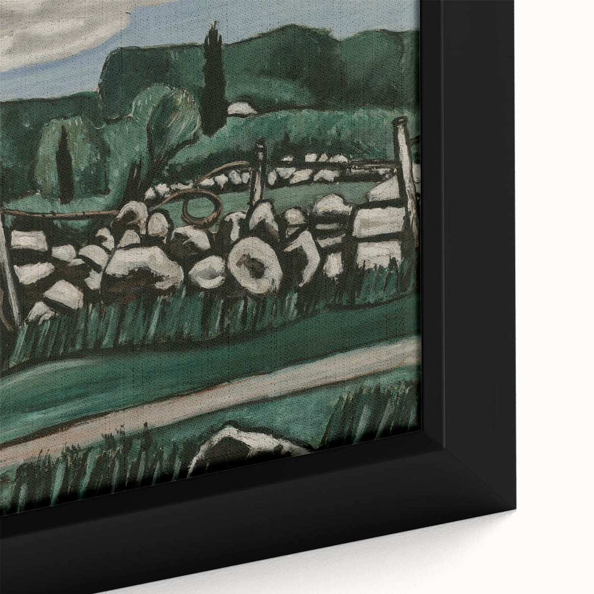 Modern Wall Art – Abstract Modern Art of The Last Stone Walls