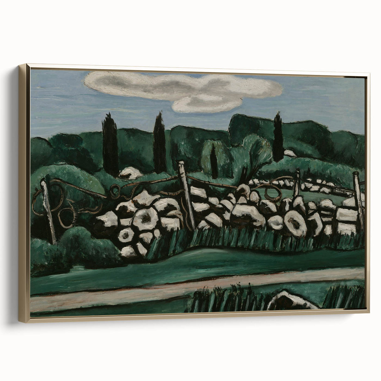 Modern Wall Art – Abstract Modern Art of The Last Stone Walls