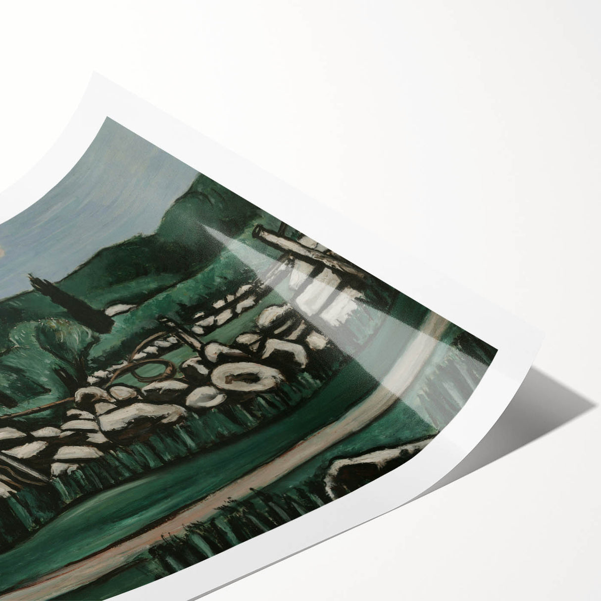 Modern Wall Art – Abstract Modern Art of The Last Stone Walls