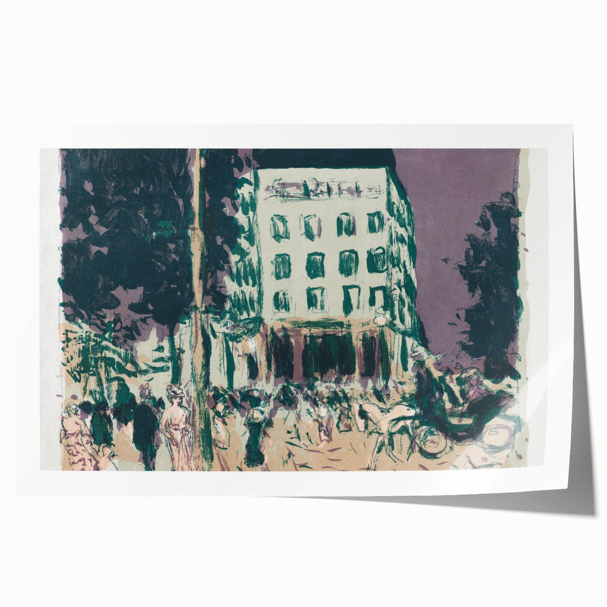 Modern Wall Art – Abstract Modern Art of The Boulevards