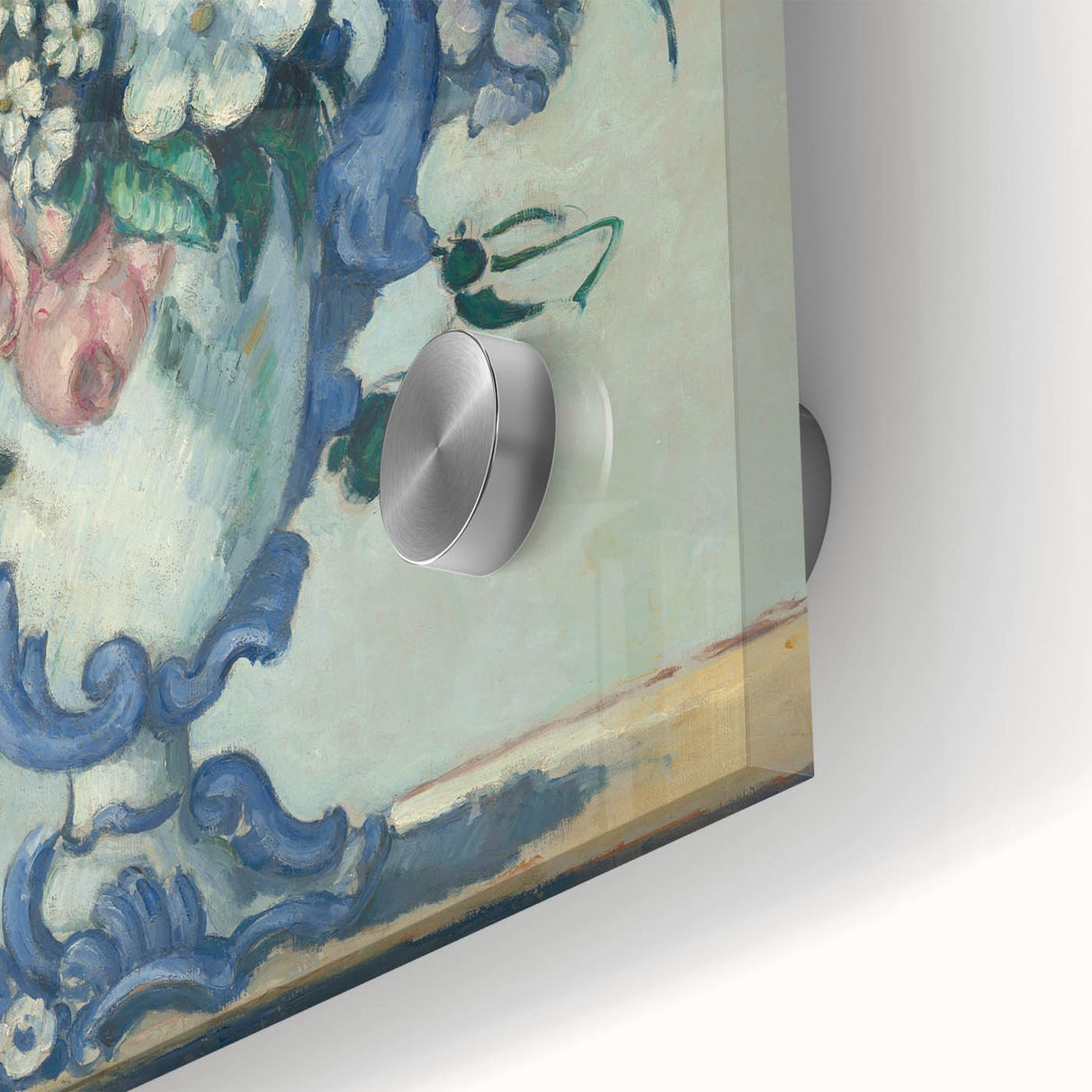 Modern Wall Art - Paul Cézanne’s Flowers in a Rococo Vase Print