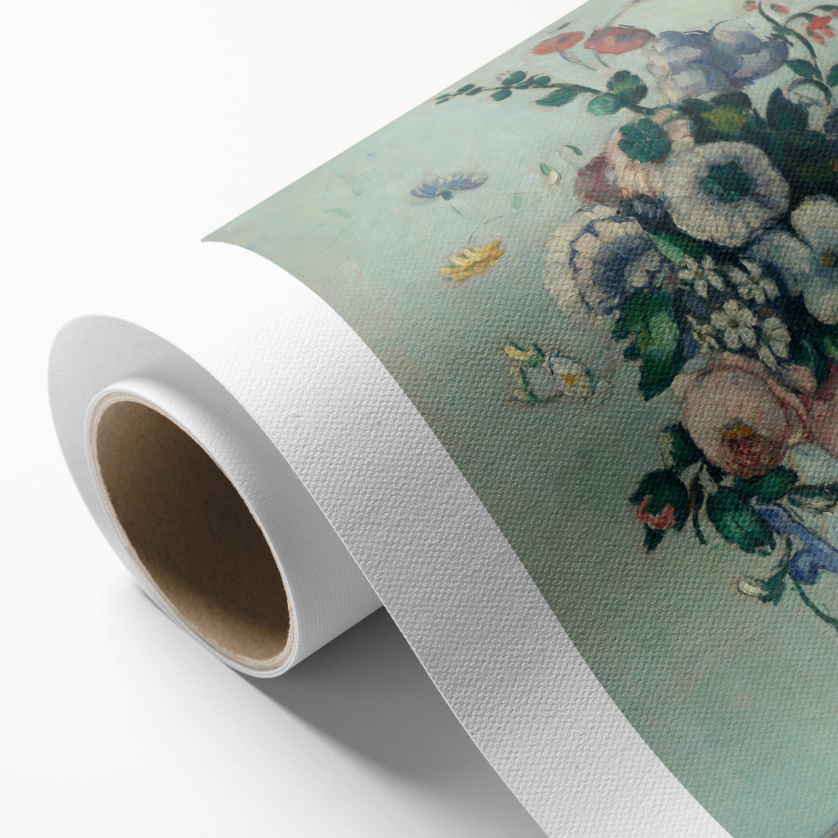 Modern Wall Art - Paul Cézanne’s Flowers in a Rococo Vase Print