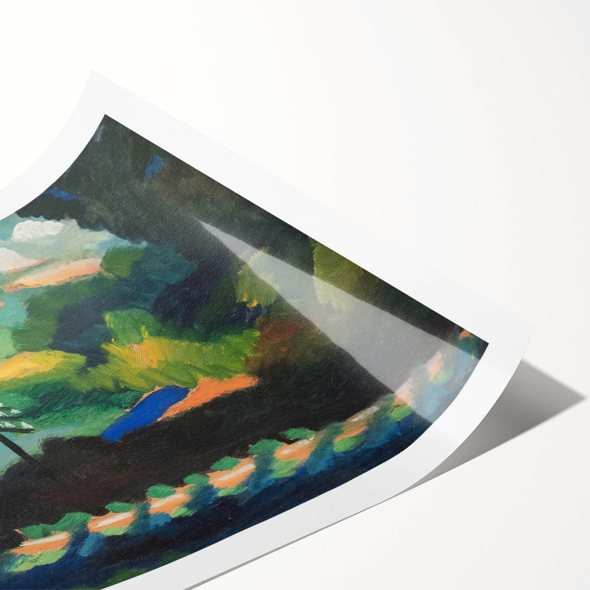 Modern Wall Art – Abstract Modern Railroad at Murnau