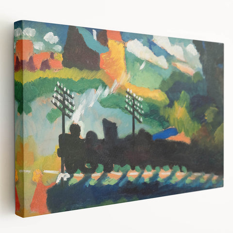 Modern Wall Art – Abstract Modern Railroad at Murnau