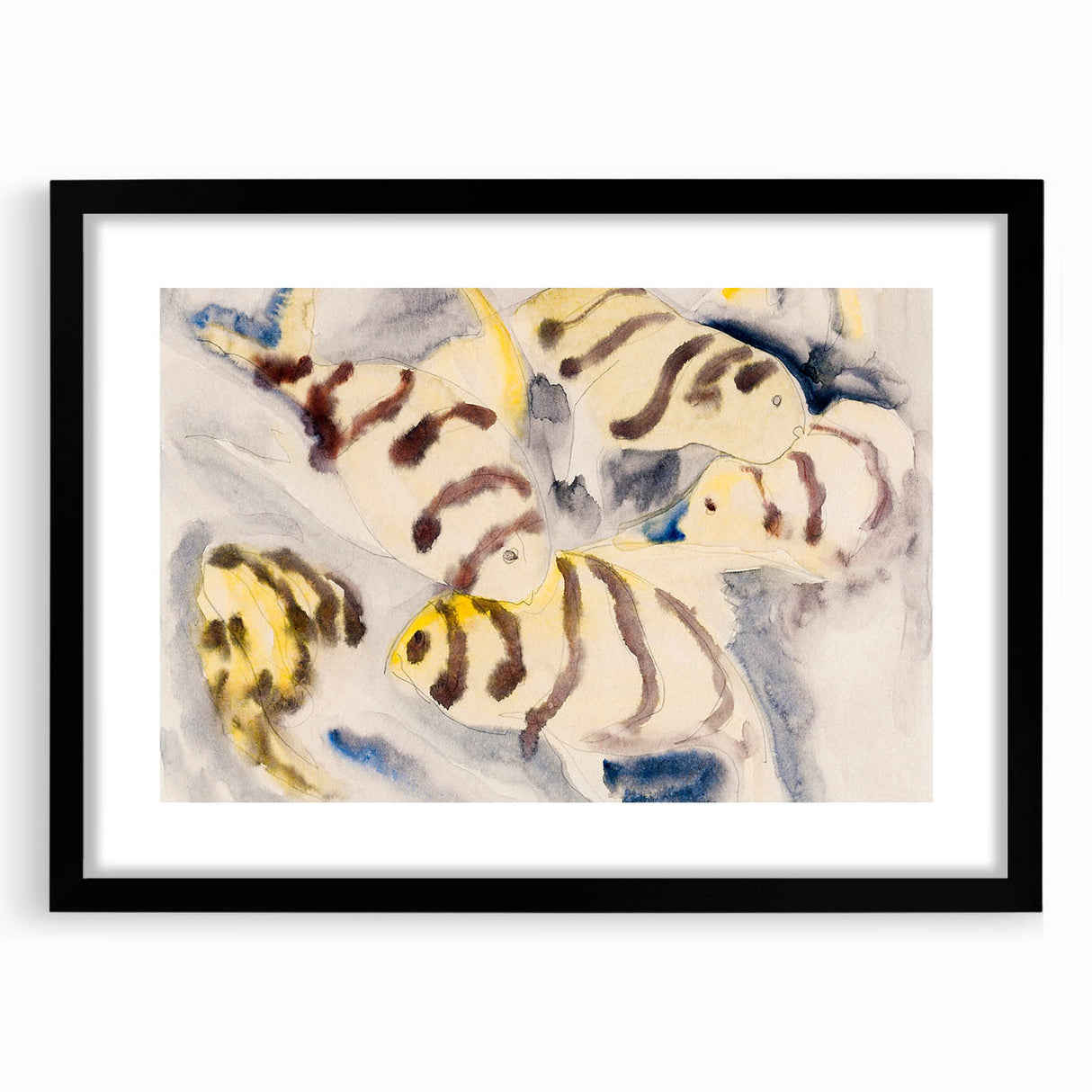 Modern Wall Art – Abstract Modern Art of Fish Series No. 3