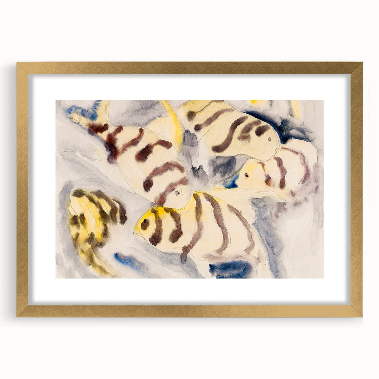 Modern Wall Art – Abstract Modern Art of Fish Series No. 3