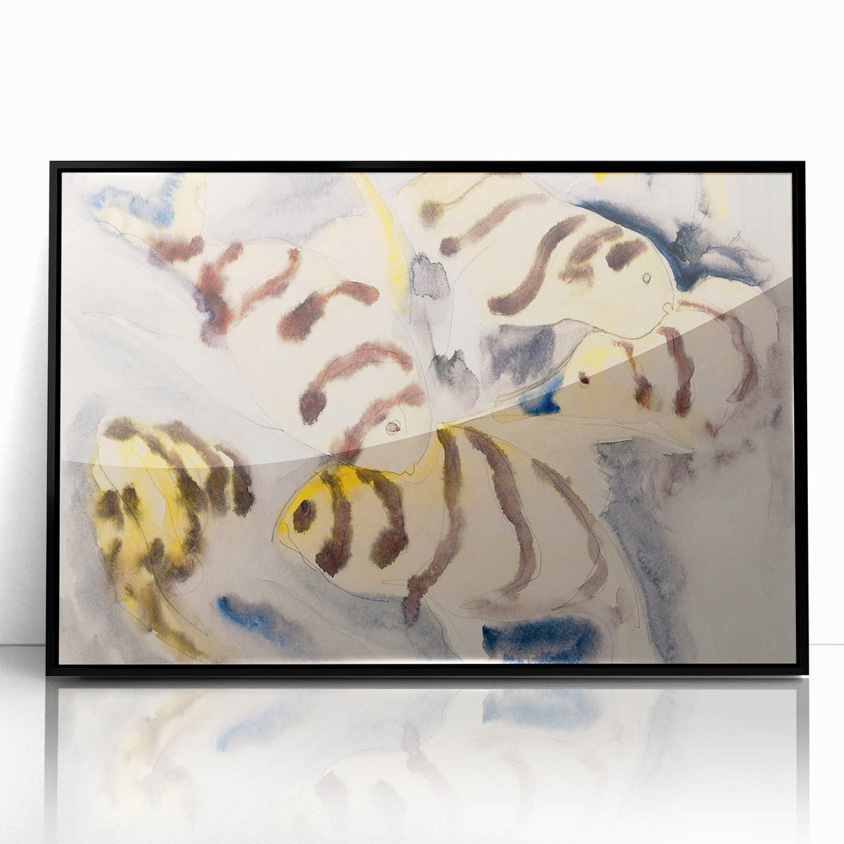 Modern Wall Art – Abstract Modern Art of Fish Series No. 3