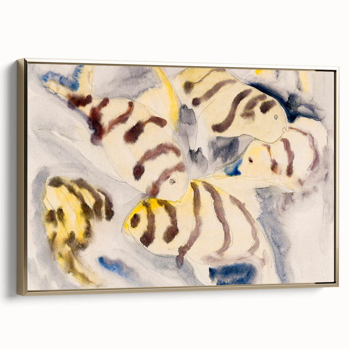 Modern Wall Art – Abstract Modern Art of Fish Series No. 3