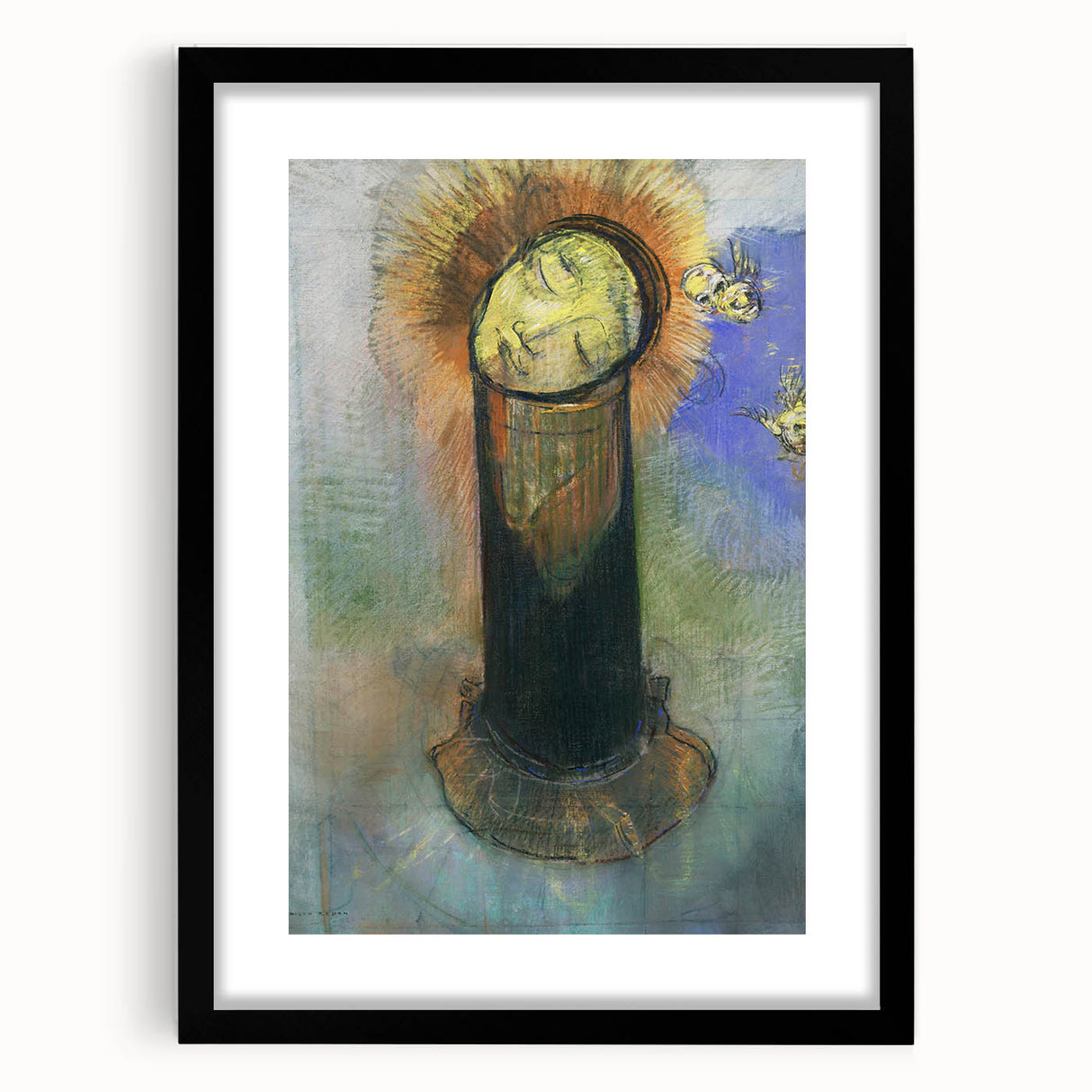 Modern Wall Art - Odilon Redon’s Head of John the Baptist Print