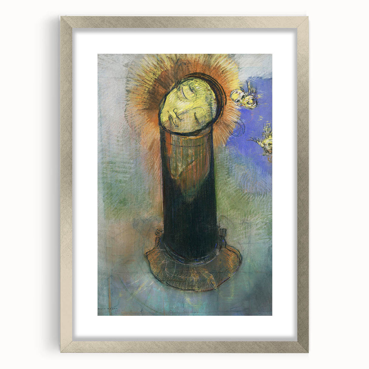 Modern Wall Art - Odilon Redon’s Head of John the Baptist Print