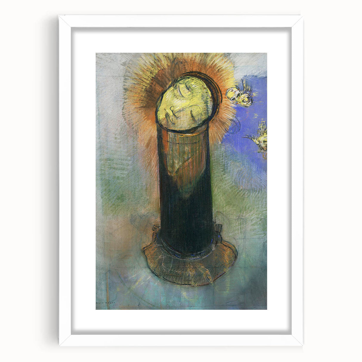 Modern Wall Art - Odilon Redon’s Head of John the Baptist Print