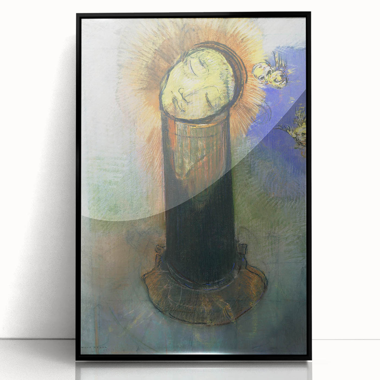 Modern Wall Art - Odilon Redon’s Head of John the Baptist Print
