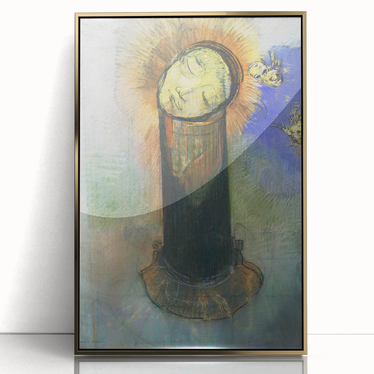 Modern Wall Art - Odilon Redon’s Head of John the Baptist Print