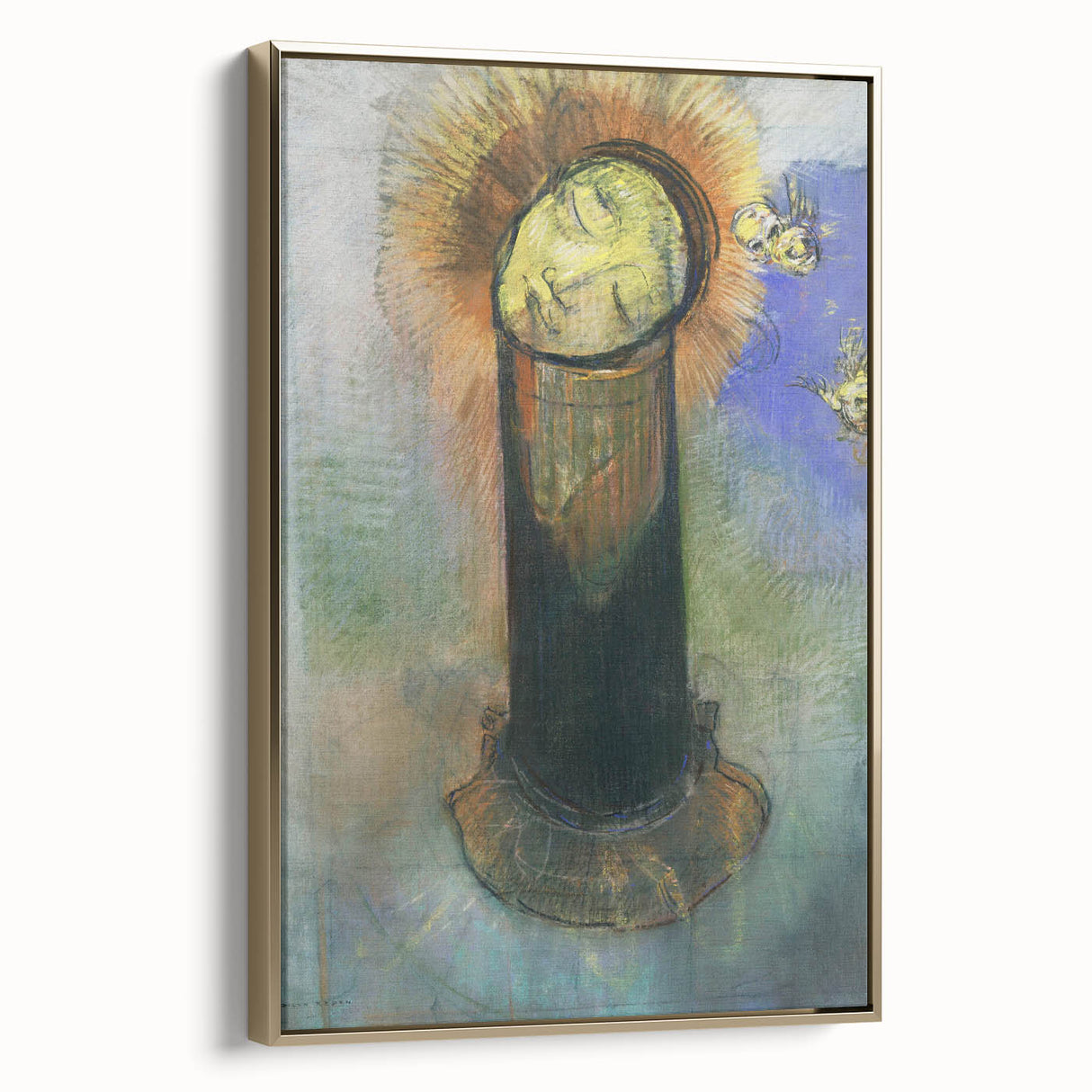 Modern Wall Art - Odilon Redon’s Head of John the Baptist Print