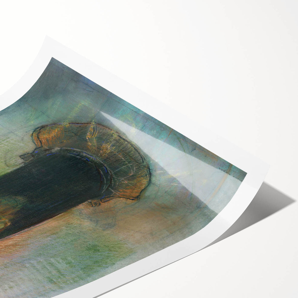 Modern Wall Art - Odilon Redon’s Head of John the Baptist Print