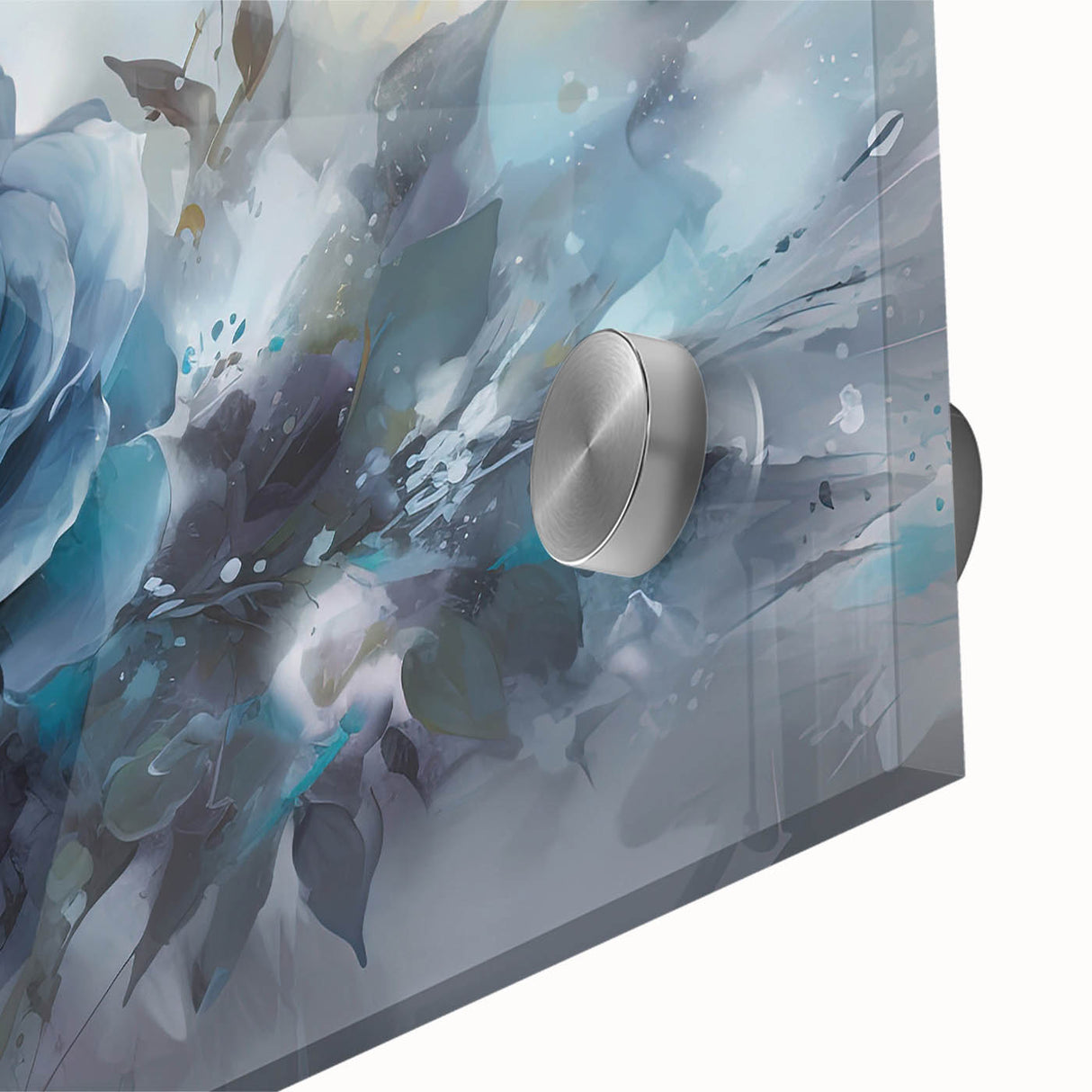 Close-up of a stunning botanical rose design wall art piece, showcasing intricate details and vibrant colors, ideal for home decor enthusiasts looking to enhance their space.