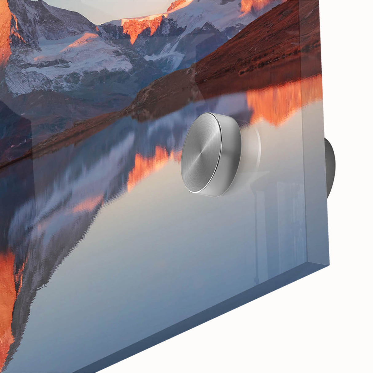 Close-up of a stunning acrylic wall art piece showcasing intricate rock formations and vibrant colors, perfect for modern home decor and nature enthusiasts. This design highlights the beauty of natural landscapes, ideal for enhancing living spaces.