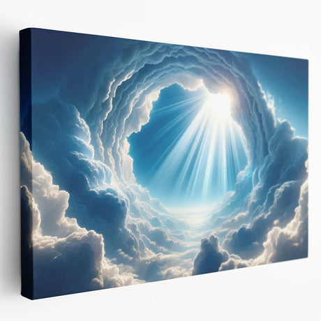 "Stretched canvas wall art showcasing a vibrant landscape design with intricate details and rich colors, perfect for home decor and interior design enhancement."