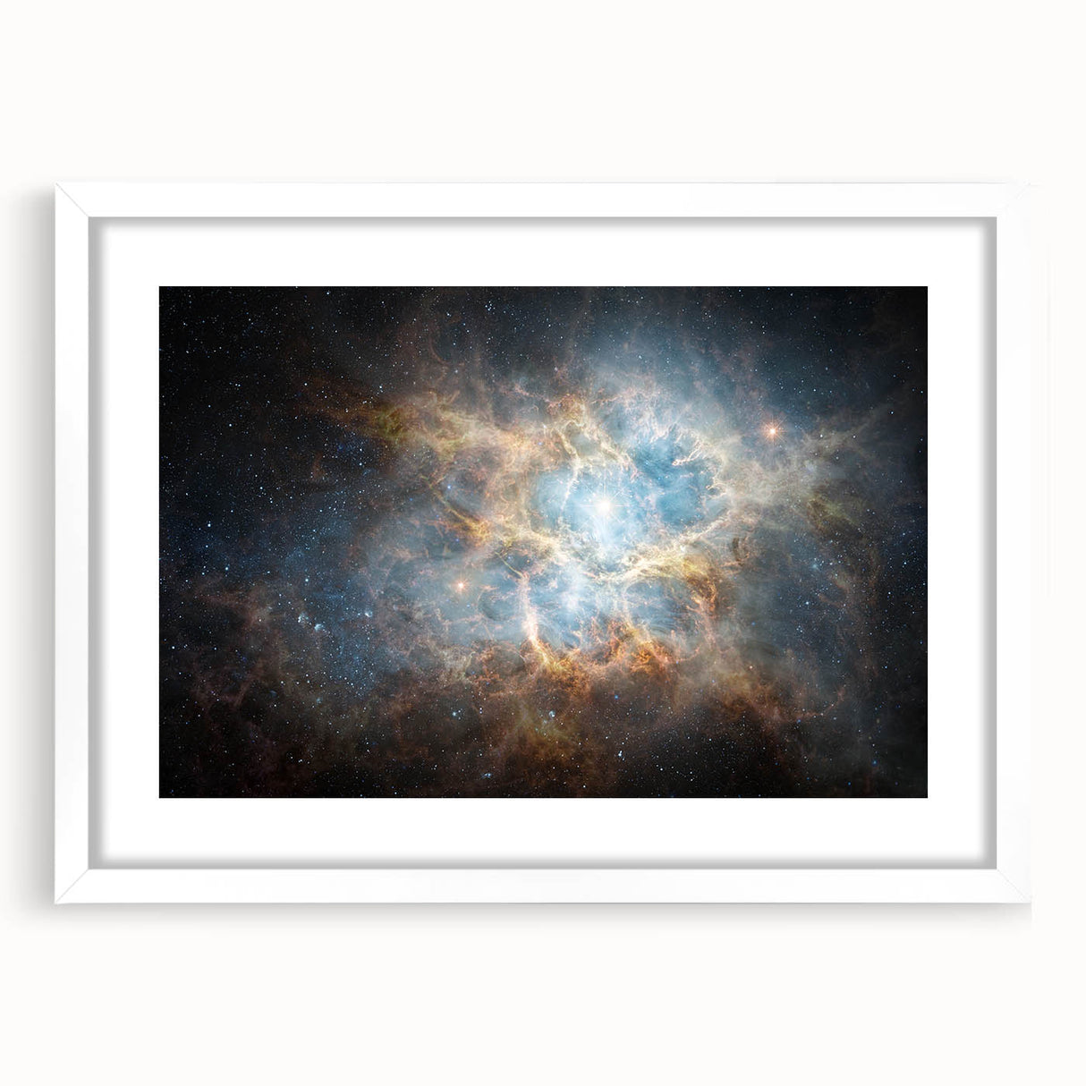 Bright Cosmic Nebula Wall Art | Space Canvas Prints | Deep Space Decor