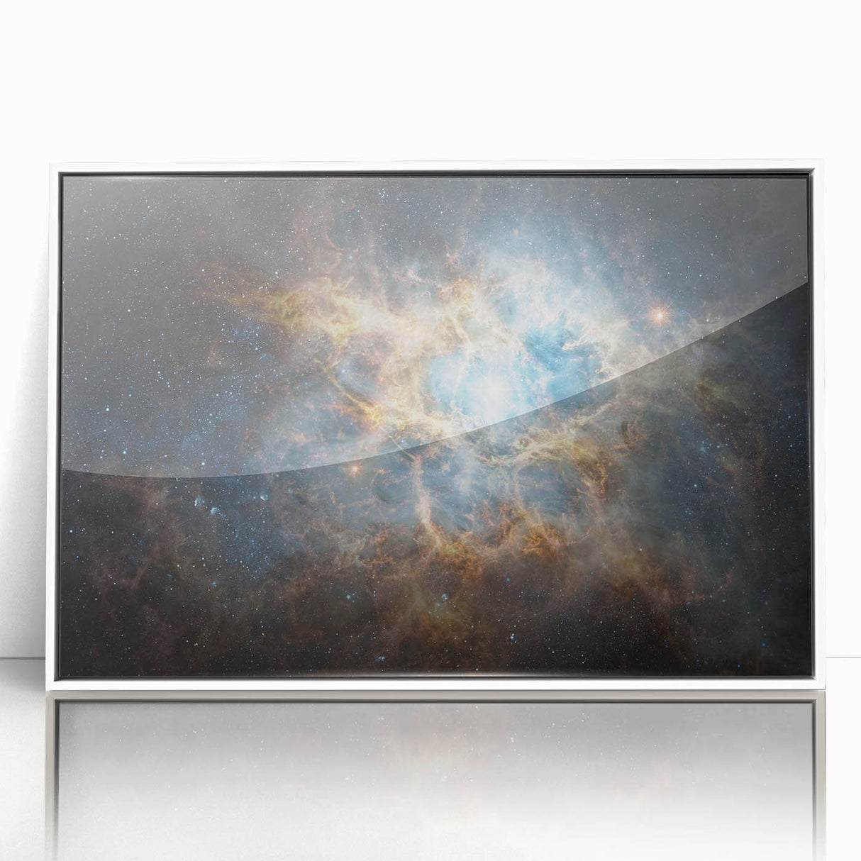 Bright Cosmic Nebula Wall Art | Space Canvas Prints | Deep Space Decor