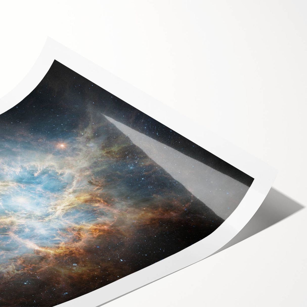 Bright Cosmic Nebula Wall Art | Space Canvas Prints | Deep Space Decor