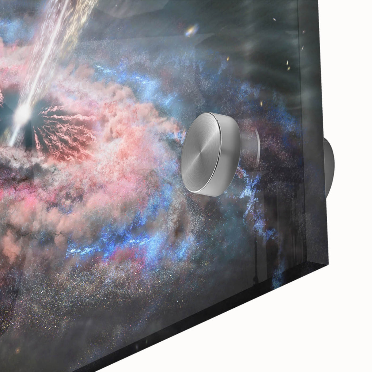 Galactic Jet and Black Hole Art - Cosmic Energy Wall Decor for Homes
