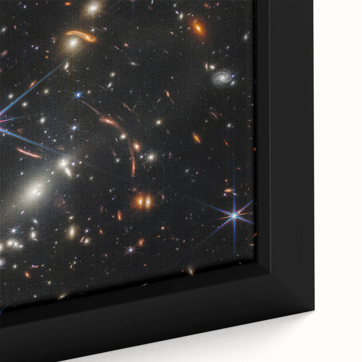 Starry Galaxy Wall Art - Deep Space Galaxy Cluster Astronomy Decor