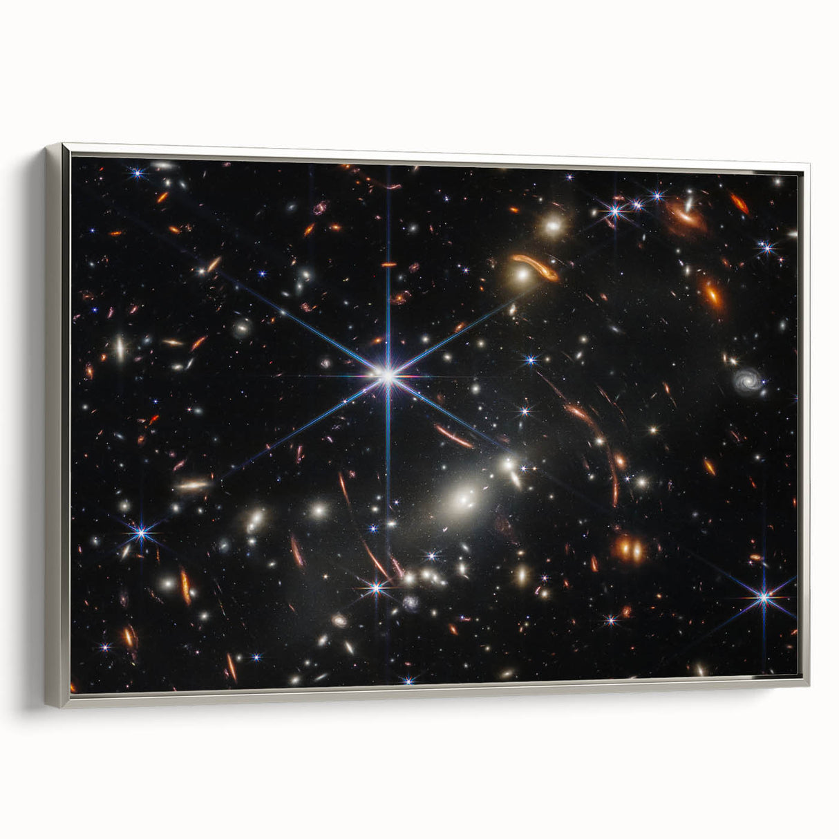 Starry Galaxy Wall Art - Deep Space Galaxy Cluster Astronomy Decor