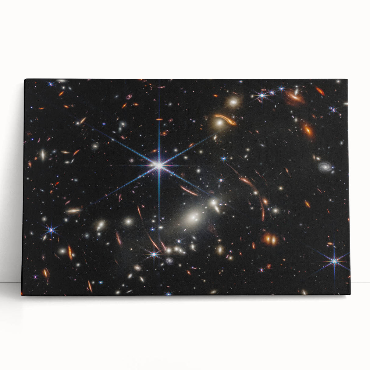 Starry Galaxy Wall Art - Deep Space Galaxy Cluster Astronomy Decor