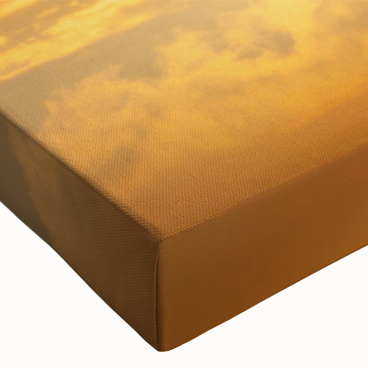 Radiant Sunrise Over Horizon – Peaceful Sun Wall Art with Blue Skies