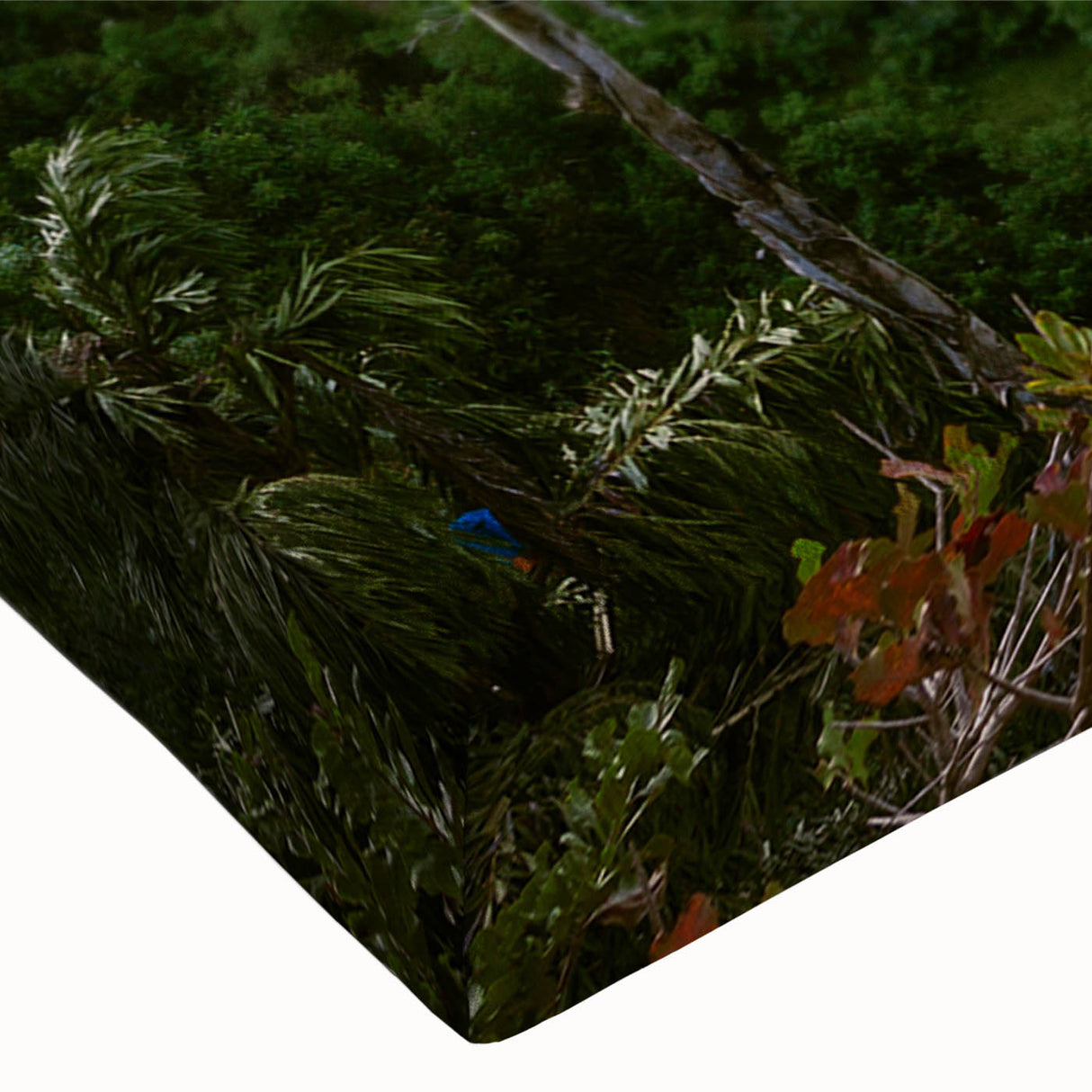 Black and white landscape art painting on stretched canvas featuring a detailed train, ideal for bedroom wall art.