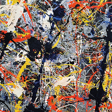 abstract splatter art collection